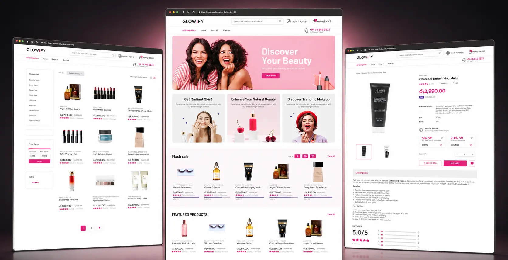 Cosmetics eCommerce Store
