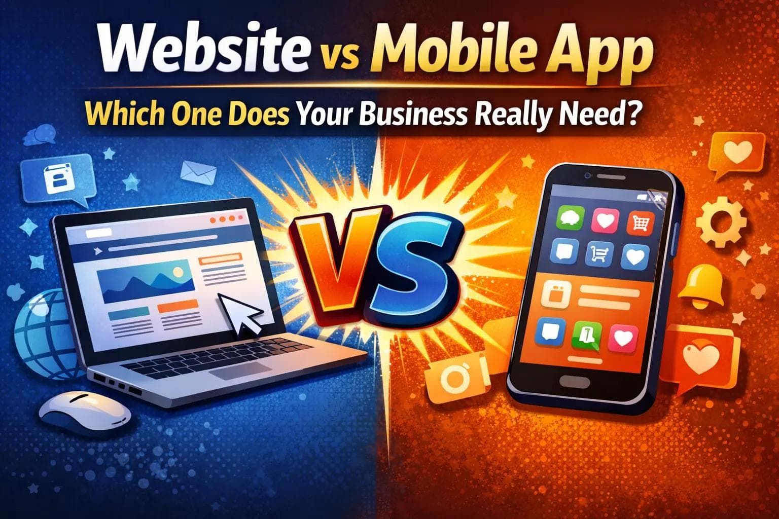 Website vs Mobile App – Which One Does Your Business Really Need?